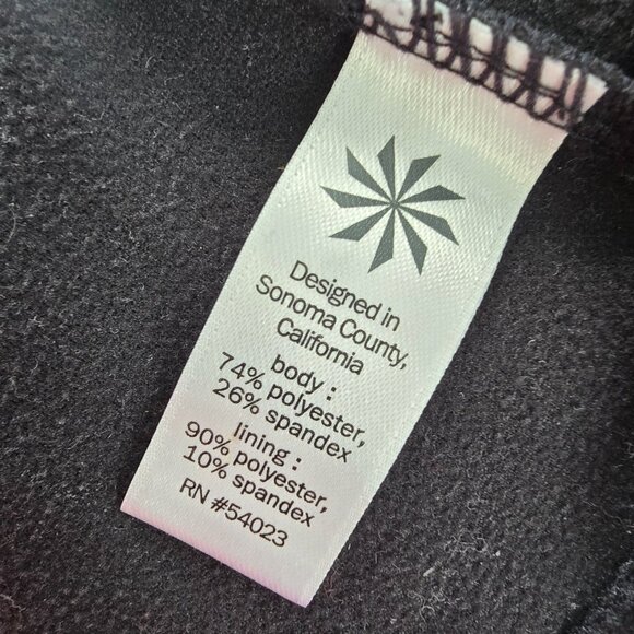 Athleta Stowe Hoodie Women's‎  XS Black Balaclava Pullover Zip Pocket Athleisure - Picture 9 of 12